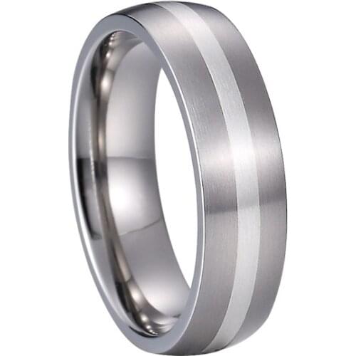 Never fade two material Wedding Rings for Men Couple Gifts wholesale lots bulk