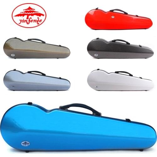 Yinfente 4/4 Violin Hard Case/Box Carbon Composite 1.7kg Light&Strong