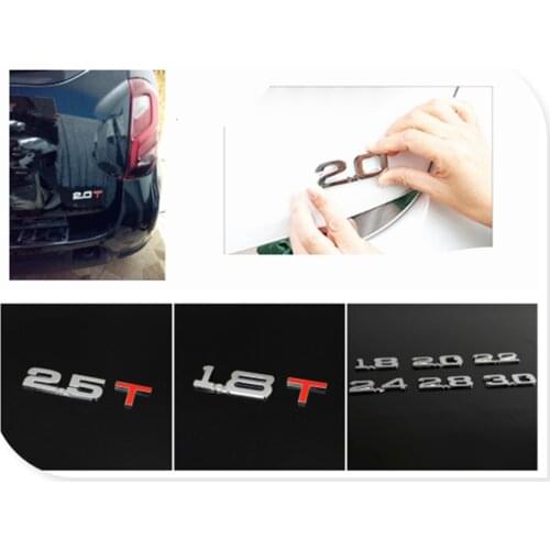 Car shape metal displacement digital modified tail auto logo for BMW 530Li 335i 750i 330i 325i 320si 630i