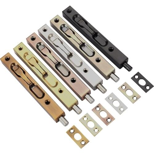 1 Pc Hidden Door Bolt Stainless Steel Security Guard Door Lock Latch Sliding Gate Lock Bathroom Home Hardware Anti-theft