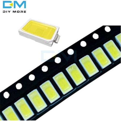 100pcs White Light 5730 5630 CW WW 0.5W-150Ma 50-55lm 6500K SMD 5730 5630 LED 5730 Diodes 3.2V~3.4V