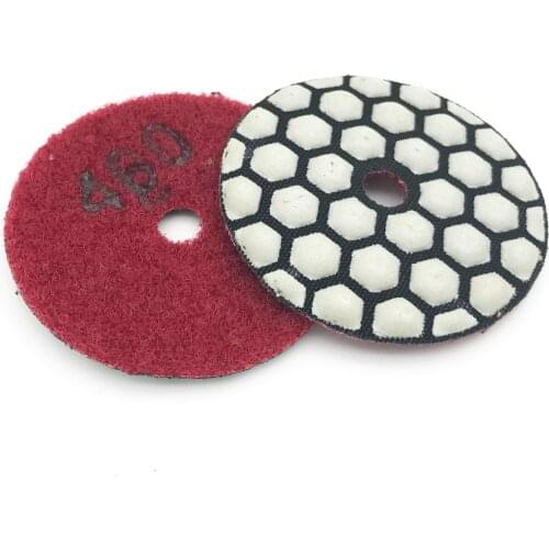 2 units/lot 2 inch 50mm dry polishing pad for stone concrete granite marble