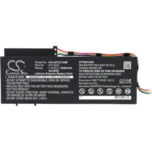 Cameron Sino 5250mAh battery for ACER Aspire P3-131 P3-171-5333Y4G12as P3-131-21292G06as P3-131-21292G12as P3-171 AC13A3L