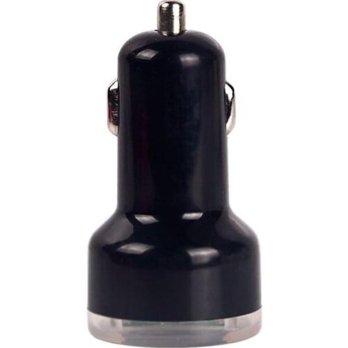 Dual USB 2 Port Car Charger Cigarette 2.1A Auto Power Adapter for Iphone 5 6 7 8 Ipad for Samsung Phone Charger 2 Usb 500pcs/lot