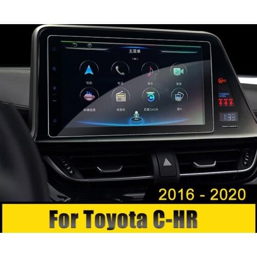 For Toyota C-HR CHR 2016 2017 2018 2020 Car GPS Navigation Screen Tempered Glass Steel Protective Cover Film Sticker Accessories