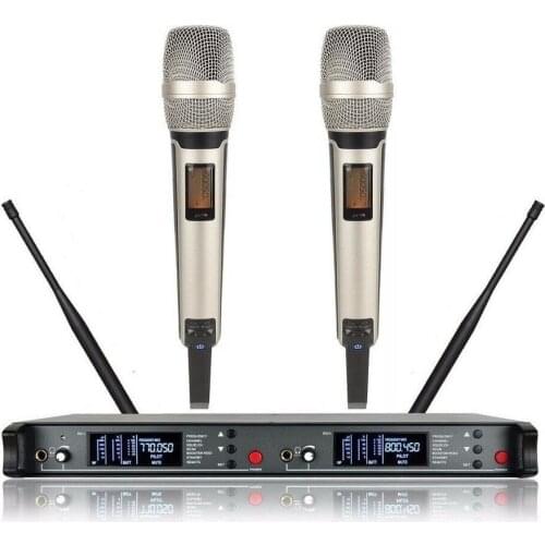 Vocal Handheld Microphone UHF Long Range For Karaoke Microphone Wireless system