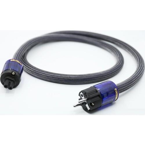 Hi-End Pure Copper power cords EU Schuko Power Cable With Figure 8 IEC Power Extension Cable