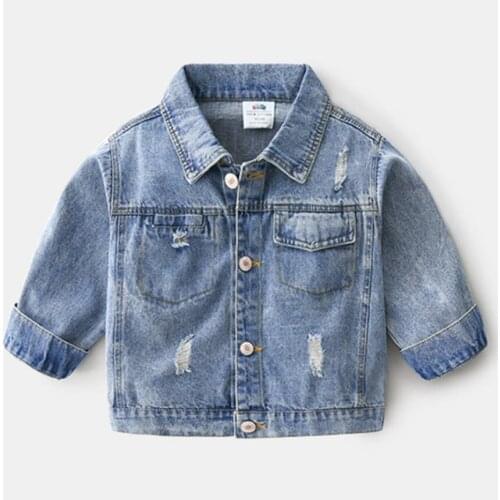 JUNSHANANGEL Denim Jackets For Boys