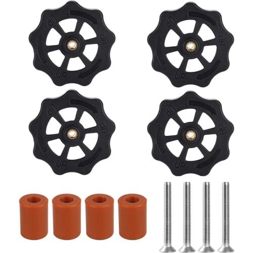 4PCS M4*40 Screws Nuts Heat Bed Leveling Spring Knob Parts 3D Printers Platform Screw Calibration Accessories For Ender3