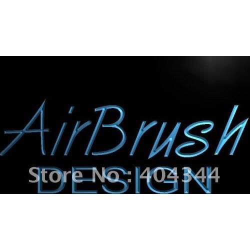 LB418- Custom Airbrush Design Studio NR Light Sign home decor crafts