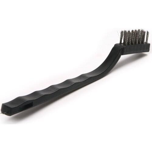 6pcs Mini Stainless Steel Bristle Wire Toothbrush Brush for Jewelry Polishing