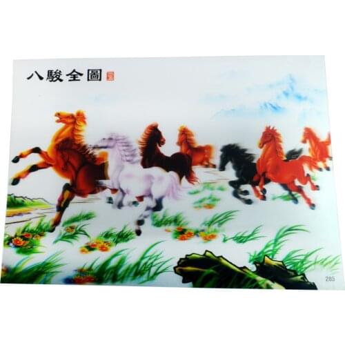 3D Effect Plastic Picture Wall Hanging,Poster-horse A2056