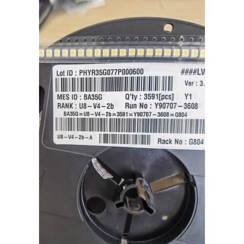 100PCS/Lot Original LG Innotek SMD LED 3528 2835 3V 1W 100LM Cool white for TV Backlight Application