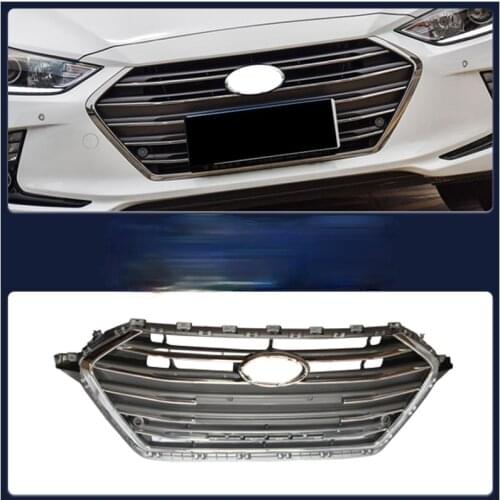 ABS Front Bumper Front mesh Racing Grille Fit For Hyundai Elantra in 2016 2017
