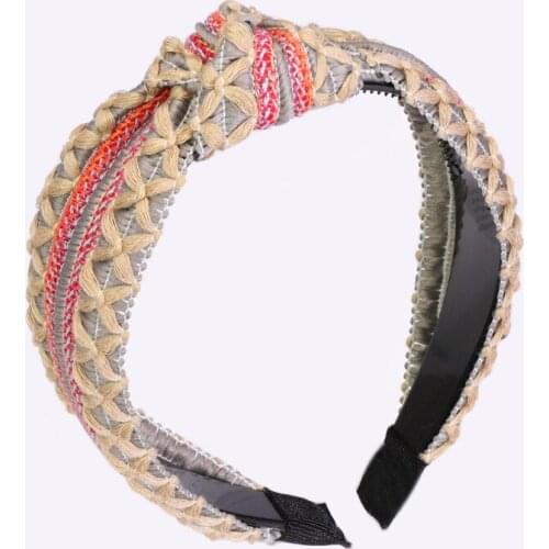 Mixed Colors New Fashion Women Thick Wool Hairband Girls Top Knot Headband Winter Headband Korean Hair Accessories Wholesale