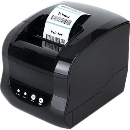 Free Shipping 365B Label Barcode Printer USB Bluetooth Connection 80mm Thermal Receipt Bill Sticker Print