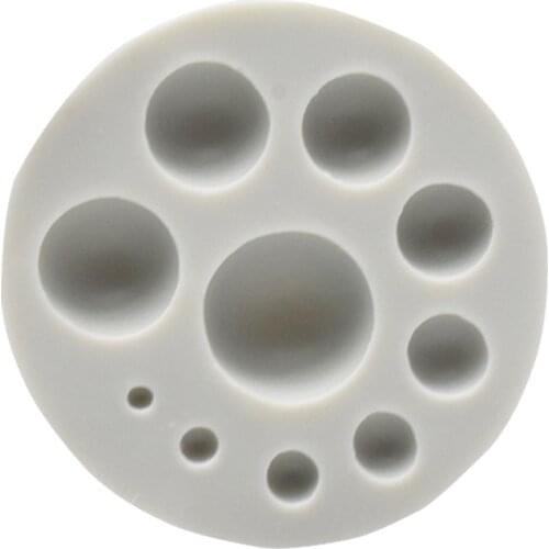 Sugarcraft Circle Silicone Mold Fondant Mold Cake Decorating Tools Half Round Balls Chocolate Mould