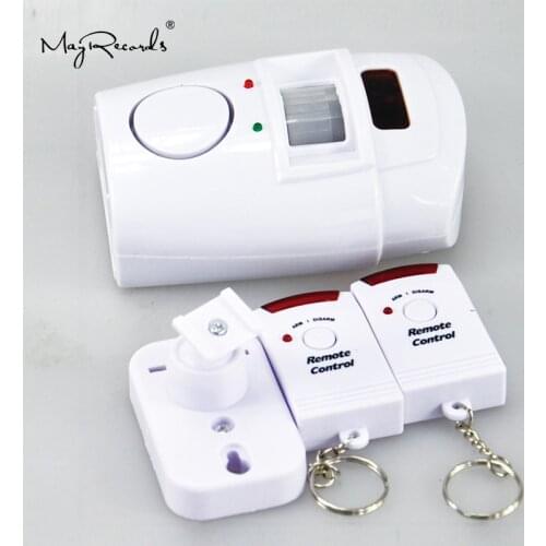 Home Alarm Security System Wireless PIR Infrared Motion Sensor Detector With 2pcs Remote Controllers Door Window Anti-Theft