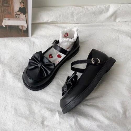 Shoes Lolita shoes Japanese Mary Jane shoes fashion comfortable retro girls high heels platform shoes college students 35-40