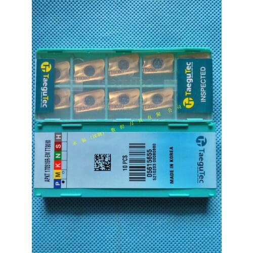 50PCS Taegutec APKT170516R-EM TT9080 CNC Carbide insert