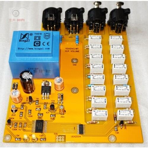 Advanced Relay Volume Control Board Balanced Potentiometer Balanced Preamplifier Passive Preamplifier