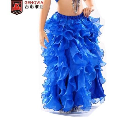8 Colors Kids Girls Professional Belly Dance Clothing Long Maxi Skirts Girls Oriental Belly Dance Skirt