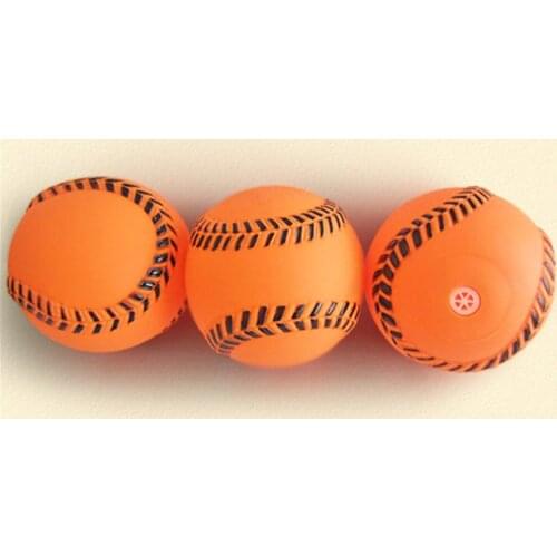 Funny Pets Dog Puppy Cat Ball Teeth Toy Rubber Chew Sound Dogs Play Fetching Squeak Toys Pet Supplies dogs toys