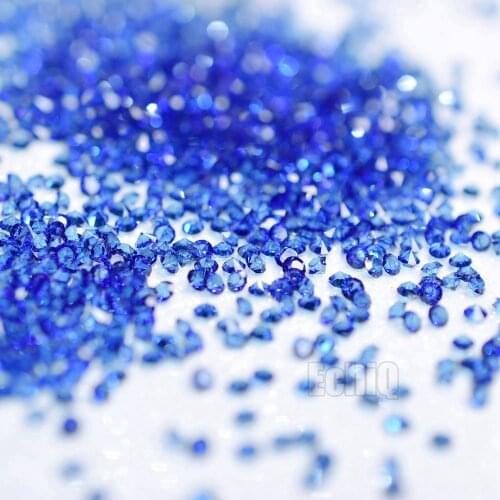 1440 pcs 2mm Nails DIY Diamond Blue Crystal Rhinestones Clear Small Shiny Nail art Rhinestone Beads Point Back D8146