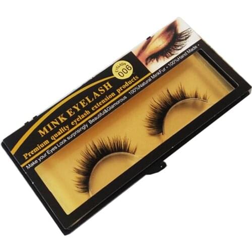 3D Natural Curling Thick False Lashes Grafting Extension Fake Mink Eyelashes