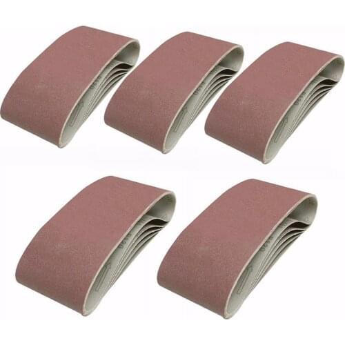 5pcs/set New Silverline Sanding Belts 40/60/80/120 Grit 100mm*610mm for Belt Sander