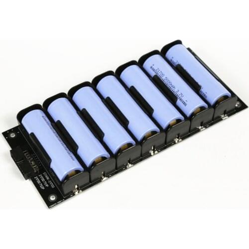 7S Power Wall 29.4v 21700 Battery Holder 20A 40A 60A BMS Bluetooth Battery pack Balancer PCM PCB Battery Case for Ebike Battery