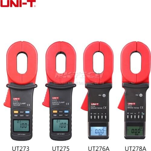 UNI-T UT278A UT276A UT275 UT273 Clamp Earth Ground Tester Digital Grounding Resistance Meters Leakage Current Test Megohmmeter