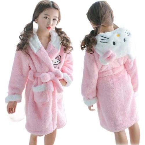 HUANG-TAI-ZI Bathrobes For Girls
