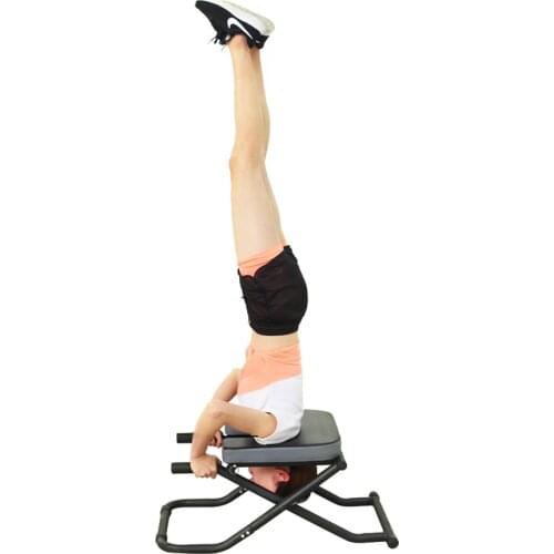 Yoga Inverted Machine Home Practice Inverted Auxiliary Tool Folding Indoor Home Inverted Stool Exercises Fitness Equipment