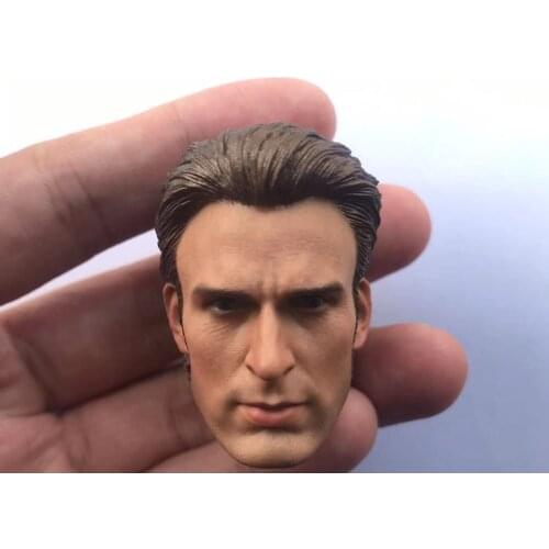 1/6 Scale American Handsome Male Soldier Head Sculpture Model for 12"