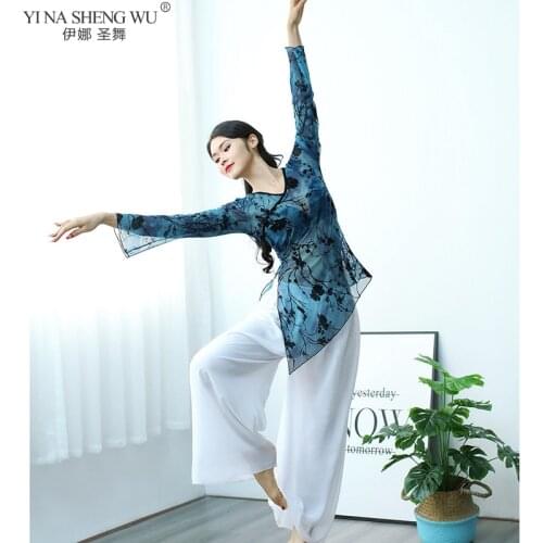 New Belly Dance Costume Set Women Modern Oriental Dance Practice Clothes Bellydancing Wear Wide Leg Pants Embroidered Top Suit