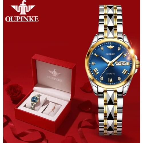 Oupinke Women's Watches With Rhinestones