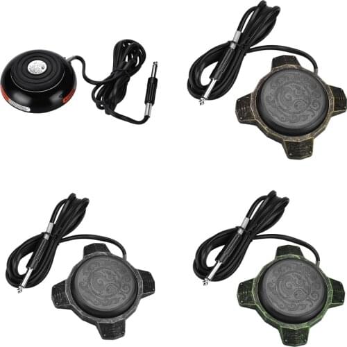 Stainless Steel Foot Pedal Switch Non Slip Base W/Cord for Tattooing