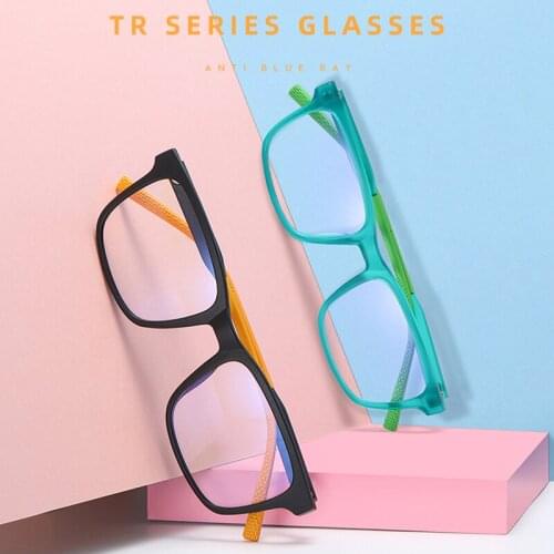 POLARSNOW Anti Blue Light Blocking Boys Girls Glasses Kids Frame Fashion Glasses Clear Lens Computer Children Eyeglasses UV400