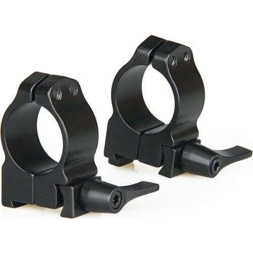 PPT QD 25.4mm 1 Inch 1" Ring Scope Rail Mount quick detachable scope mount fit on 20mm Base rail HK24-0130