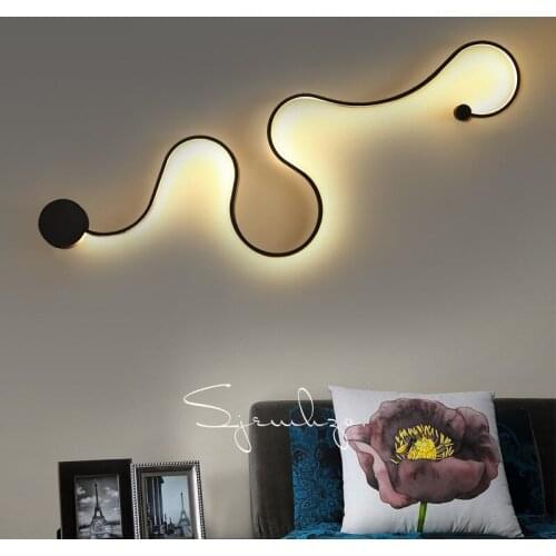 Modern luzes de teto настенные светильники wall lamp led bedside living room corridor lampara pared cabecero de cama