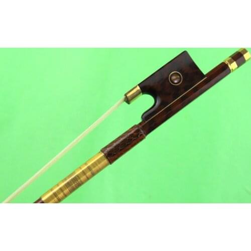 2 pcs Top High Quality SNAKEWOOD Violin Bows 4/4 very beautiful Violin Parts