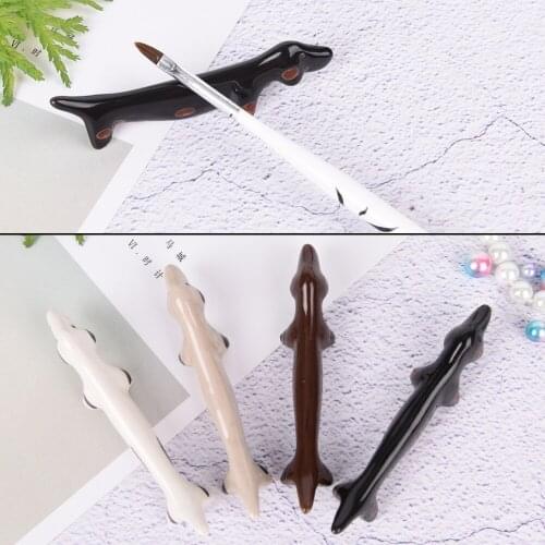 W29 Arrival 1Pc Stationery Dachshund Stationery Ceramic Rack