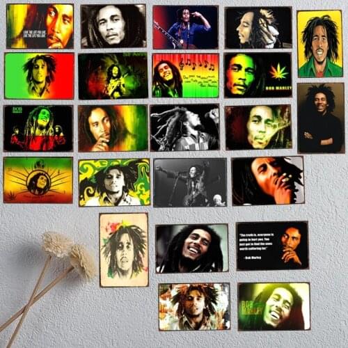 Star Legend Classic Music Tin Sign Metal Plate Iron Painting Wall Bar Cafe Store Home Art Craft Decor 30X20CM DU-1653