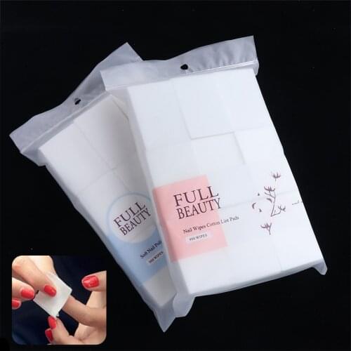 1 Pack Nail Polish Removal Wipes Lint-Free Pure Cotton Napkins Paper Pad Polish Remover Degreaser Cleaner Manicure Tools LA1543