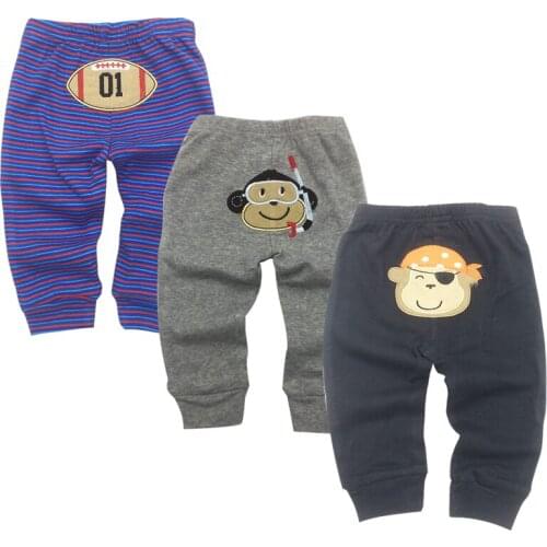 Baby Pants Newborn Baby Boys Babies Girls Clothing Roupa Bebe 3 Pack Infant 3 6 9 12 18 24 Months Pants