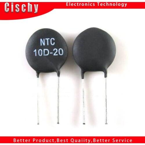 1pcs/lot NTC10D-20 NTC 10D-20 10D20 DIP-2 In Stock