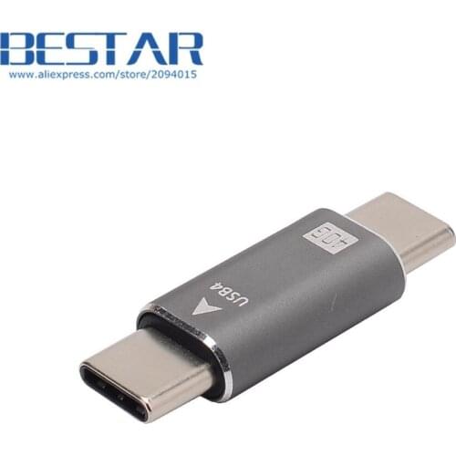 USB 4.0 Type C Adapter USB C 40Gbps Data Sync Connector Type-C Male to Male Converter Type-C Extension Cable For Laptop Macbook