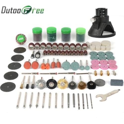 Dutoofree Dremel Accessories Rotary Tools Grinding Wheels Abrasives Locator Horn Carving Grindering Polishing Tools Kits Suit