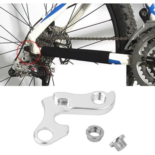 Aluminium Bike Frame Rear Gear Mech Derailleur Hangers with Screws MTB Bike Rear Mech Derailleur Hanger Drop Out Adapter